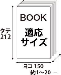 実用書A5用ブックカバー適応サイズ